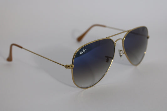SUNGLASES RB 3025 ARISTA COLOR GOLD LIGHT BLUE G/D SIZE58-14-135